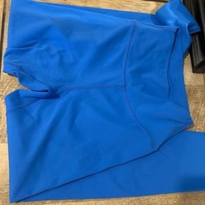 Bright blue Ptula workout legging